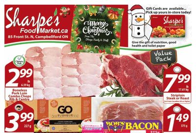 Sharpe's Food Market Flyer December 17 to 30