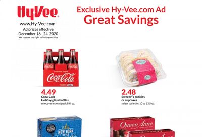 Hy-Vee (IA, IL, KS, MN, MO, NE, SD, WI) Weekly Ad Flyer December 16 to December 24