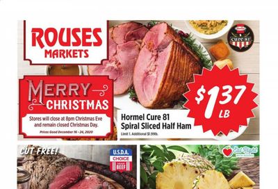 Rouses Markets (AL, LA, MS) Weekly Ad Flyer December 16 to December 24