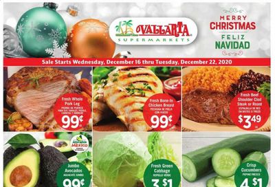 Vallarta (CA) Weekly Ad Flyer December 16 to December 22