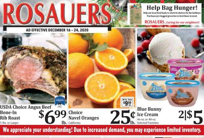 Rosauers Weekly Ad Flyer December 16 to December 24