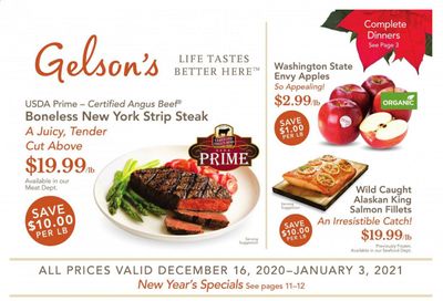 Gelson's Weekly Ad Flyer December 16 to January 3
