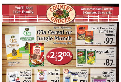 Country Grocer Flyer September 20 to 26