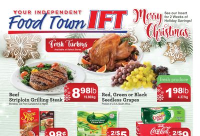 IFT Independent Food Town Flyer December 18 to 31