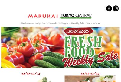 Marukai Weekly Ad Flyer December 17 to December 25, 2020