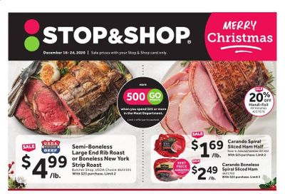 Stop & Shop (MA) Weekly Ad Flyer December 18 to December 24