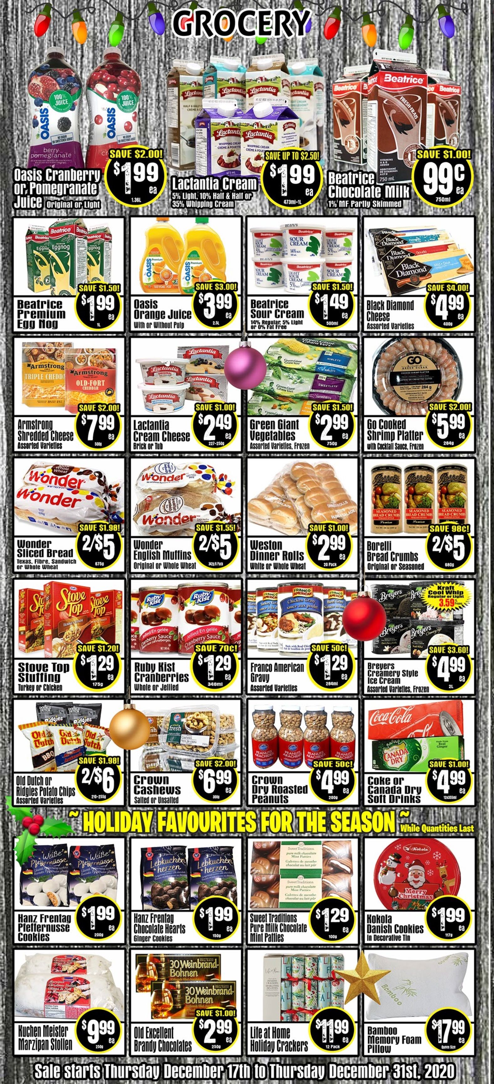 Central Fresh Market Flyer December 17 to 31