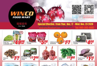 WinCo Food Mart (HWY 7) Flyer December 17 to 23