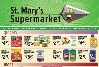 St. Mary's Supermarket Flyer December 11 to 17
