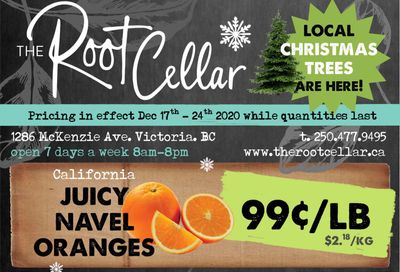 The Root Cellar Flyer December 17 to 24