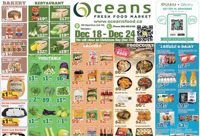 Oceans Fresh Food Market (Brampton) Flyer December 18 to 24