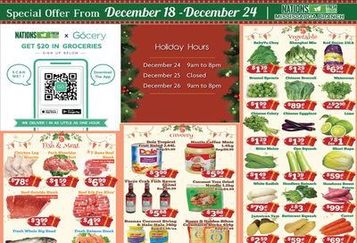 Nations Fresh Foods (Mississauga) Flyer December 18 to 24