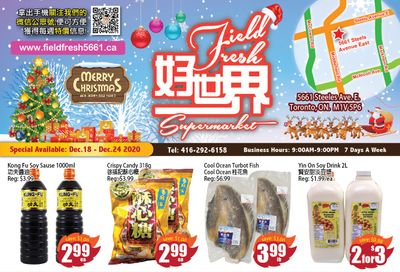 Field Fresh Supermarket Flyer December 18 to 24
