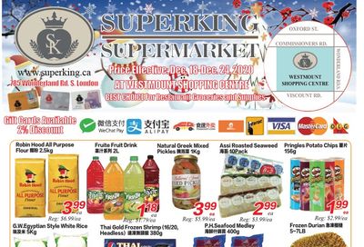 Superking Supermarket (London) Flyer December 18 to 24