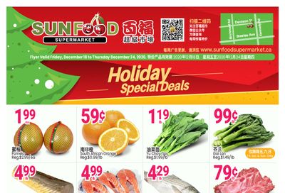 Sunfood Supermarket Flyer December 18 to 24