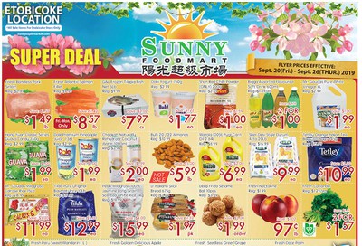Sunny Foodmart (Etobicoke) Flyer September 20 to 26