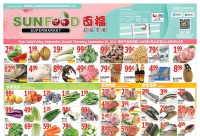 Sunfood Supermarket Flyer September 20 to 26