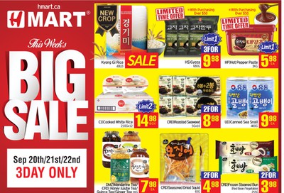 H Mart (West) Flyer September 20 to 26