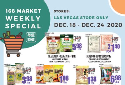 168 Market (NV) Weekly Ad Flyer December 18 to December 24, 2020