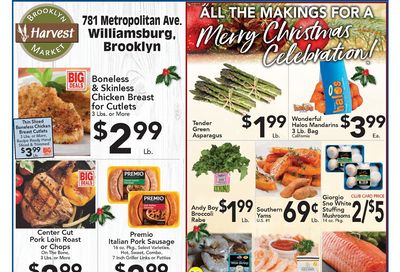 Brooklyn Harvest Market Christmas Holiday Weekly Ad Flyer December 18 to December 24, 2020