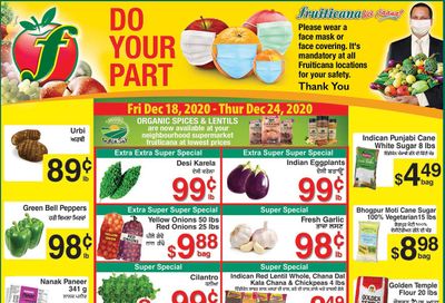 Fruiticana (Calgary) Flyer December 18 to 24