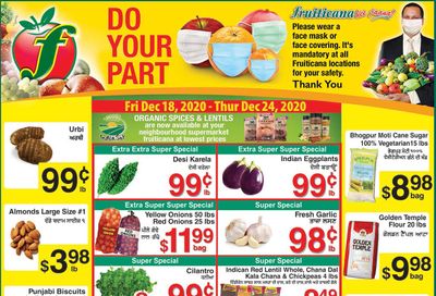 Fruiticana (Edmonton) Flyer December 18 to 24