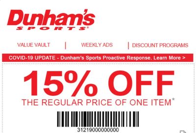 Dunham's Sports Weekly Ad Flyer December 18 to January 28