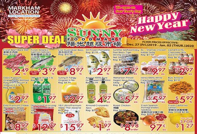 Sunny Foodmart (Markham) Flyer December 27 to January 2
