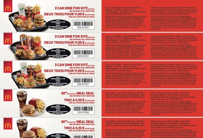 McDonald's Canada Coupons (ON) December 27 to February 2
