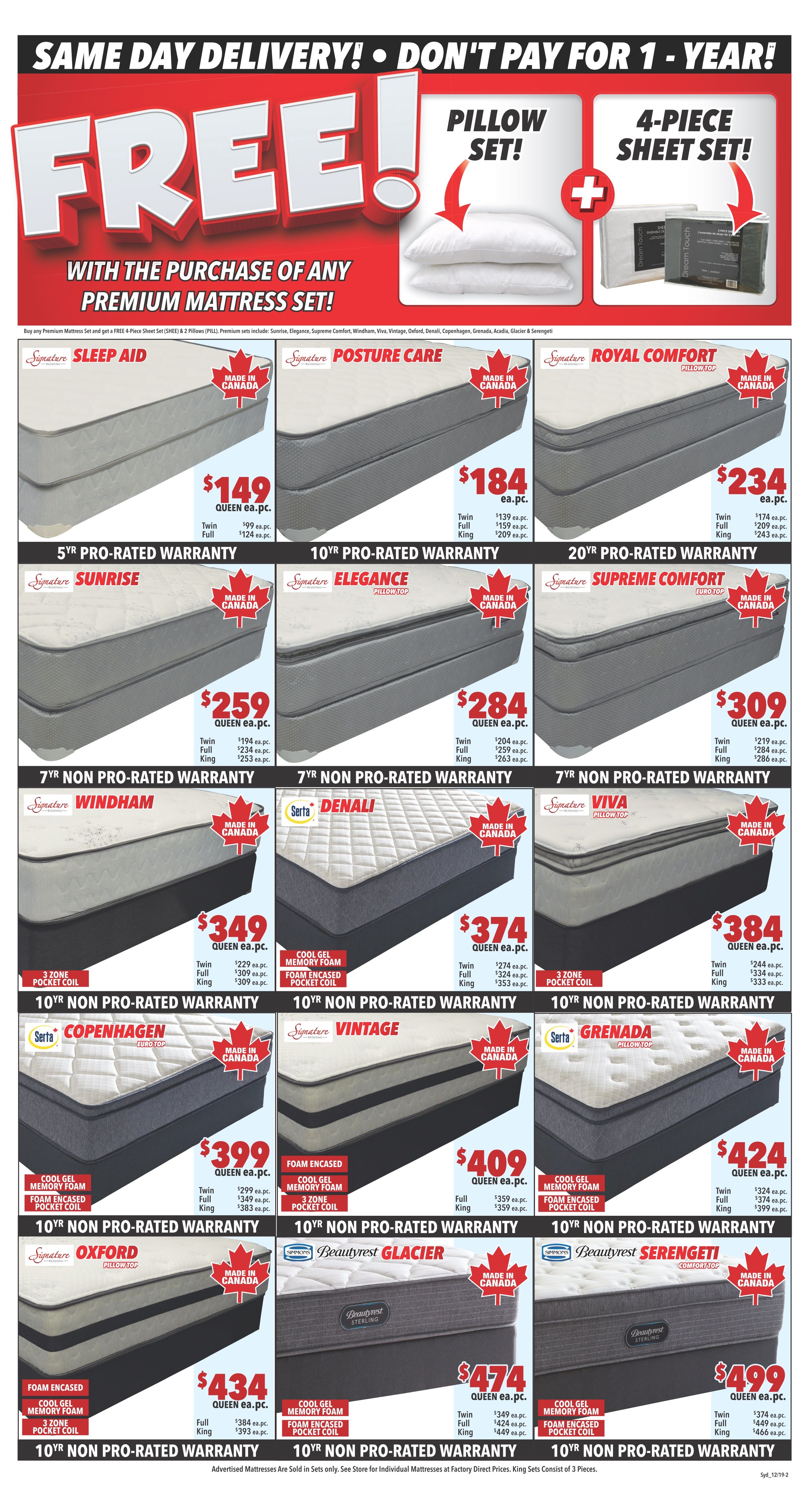 Surplus Furniture & Mattress Warehouse (Sydney) Flyer December 31 to January 13