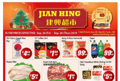 Jian Hing Supermarket (North York) Flyer September 20 to 26