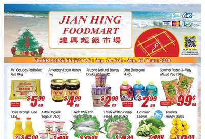 Jian Hing Foodmart (Scarborough) Flyer September 20 to 26