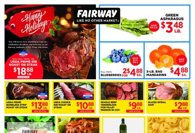 Fairway Market (CT, NJ, NY) Weekly Ad Flyer December 18 to December 24
