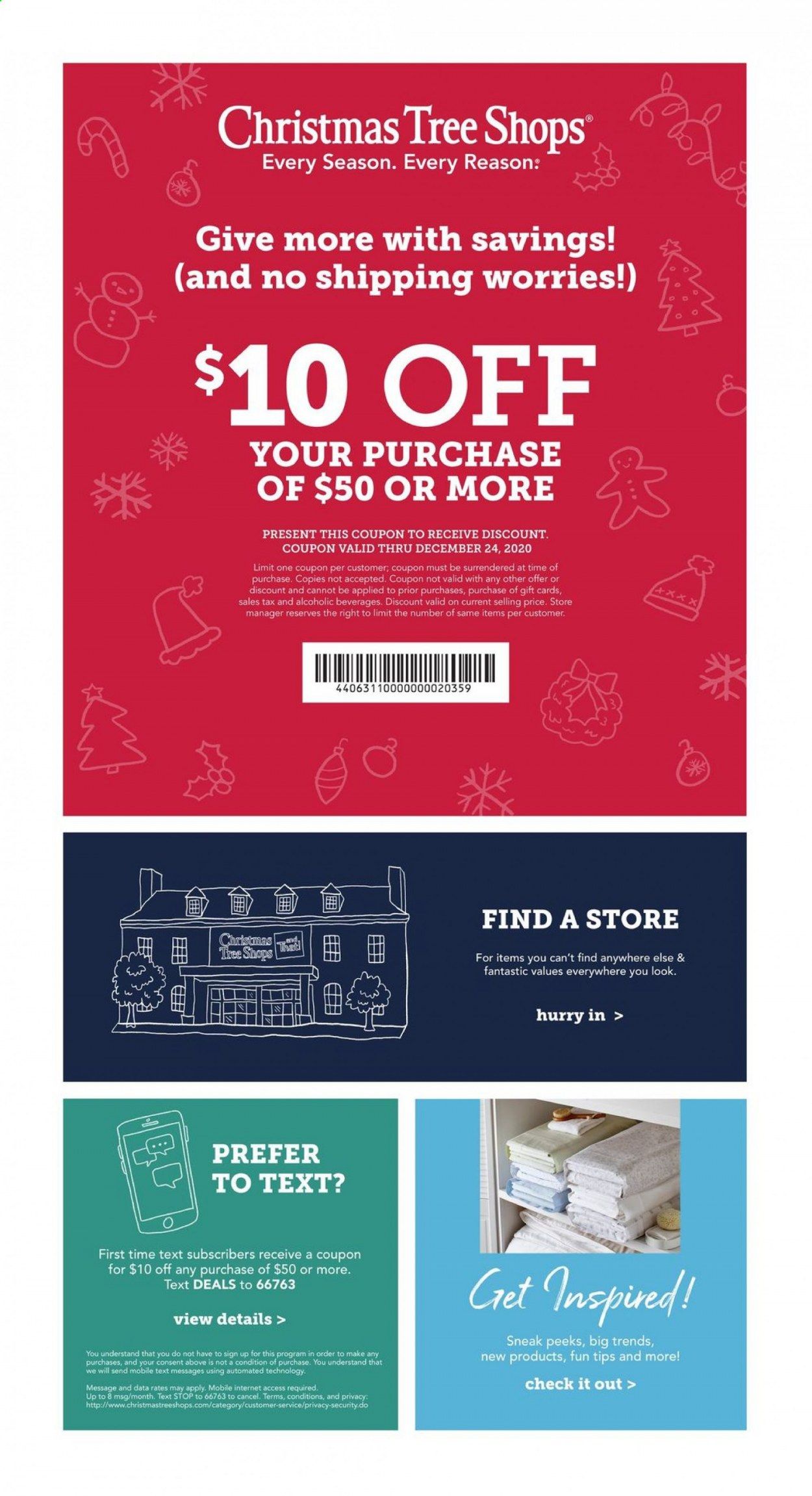 Christmas Tree Shops Weekly Ad Flyer December 17 to December 24