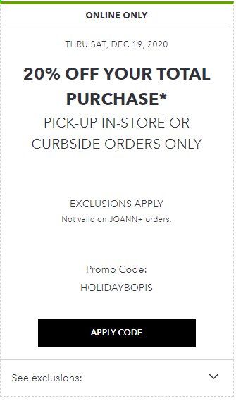 JOANN Weekly Ad Flyer December 19 to December 19