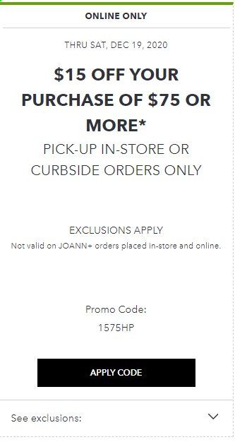 JOANN Weekly Ad Flyer December 19 to December 19