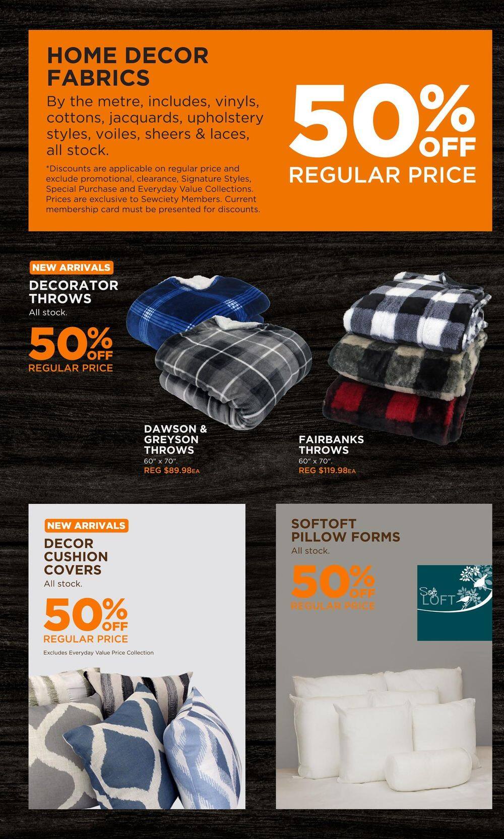 Fabricland (West) Flyer September 19 to 22