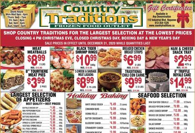 Country Traditions Flyer December 17 to 31