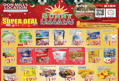 Sunny Foodmart (Don Mills) Flyer December 18 to 24