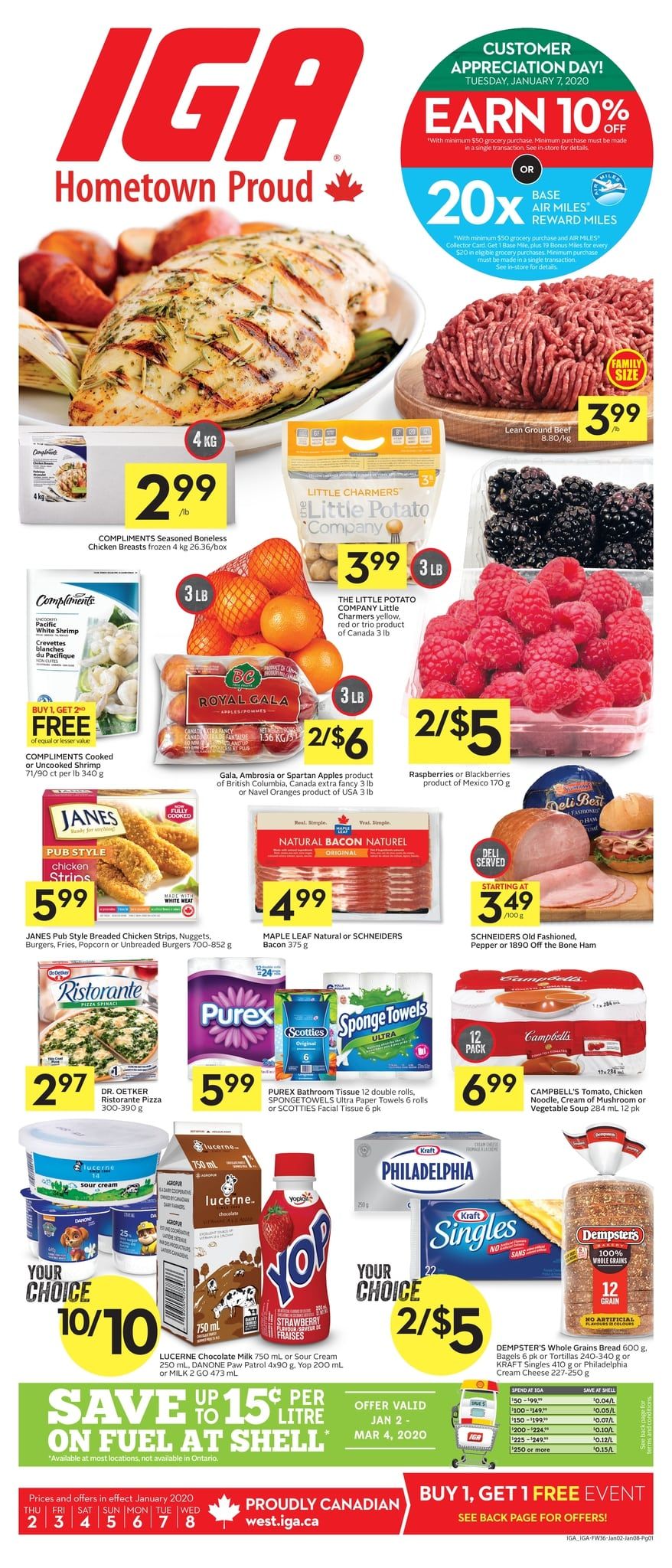 IGA (West) Flyer January 2 to 8