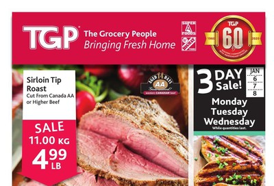 TGP The Grocery People Flyer January 2 to 8