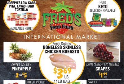 Fred's Farm Fresh Flyer January 1 to 7