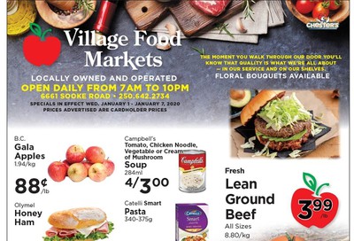 Village Food Market Flyer January 1 to 7
