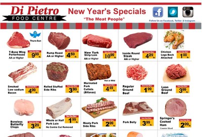 Di Pietro Food Centre Flyer January 2 to 8