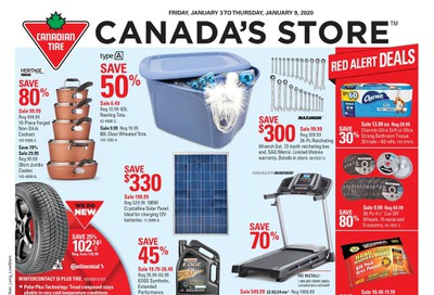 Canadian Tire (West) Flyer January 3 to 9