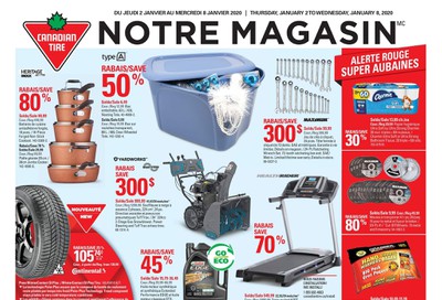 Canadian Tire (QC) Flyer January 2 to 8