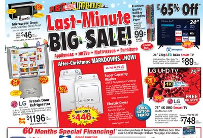 ABC Warehouse Weekly Ad Flyer December 20 to December 26, 2020