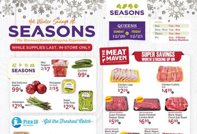 Seasons Kosher Weekly Ad Flyer December 20 to December 25, 2020