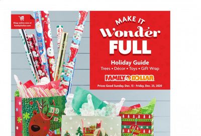 Family Dollar Weekly Ad Flyer December 20 to December 26