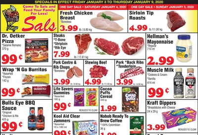 Sal's Grocery Flyer January 3 to 9